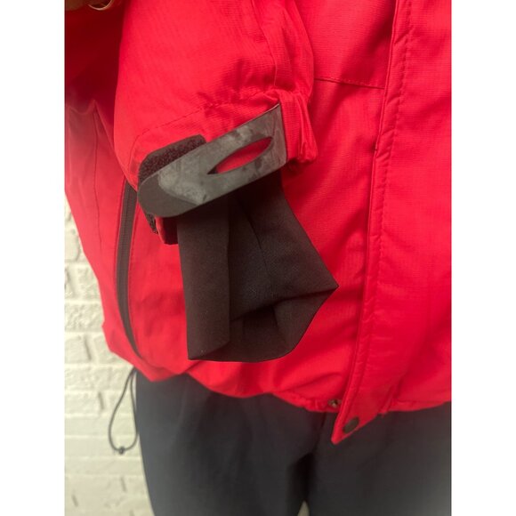 Wantdo Mountain Men Sport Red / Gray Waterproof Rainproof Warm Hooded Jacket Siz - Picture 11 of 16